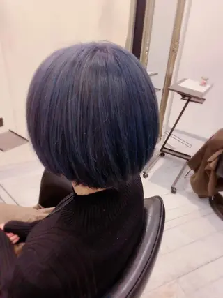 ショート カラー ケアブリーチ&シール エクステの店和田翔莉のヘアスタイル