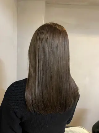 セミロング カラー 透明感カラー/髪質改 善コユキ🌼のヘアスタイル