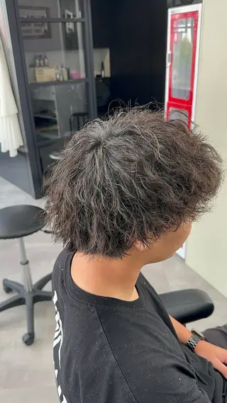 ミディアム 高橋 昂大のヘアスタイル