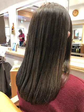 セミロング カラー SALOWIN神戸三宮店所属・【美髪を叶える】中谷 彰宏（アキ)のヘアスタイル