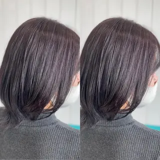 セミロング Snaly カラー特化ページのヘアスタイル