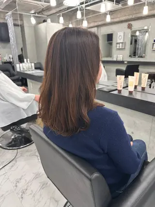 パーマ Endearing 銀座/レイヤーカットのヘアスタイル