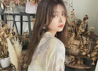 ロング カラー パーマ ヘアアレンジ キッズ ネイル マツエク・マツパ 古賀 侑磨のヘアスタイル