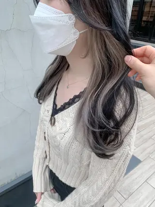 セミロング カラー ヘアアレンジ yuka .のヘアスタイル