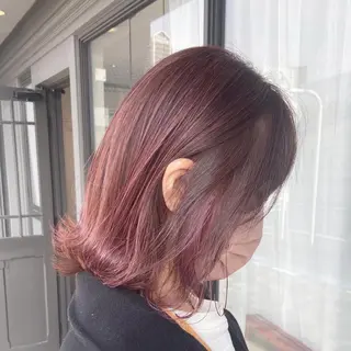 カラー 峯 志帆のヘアスタイル
