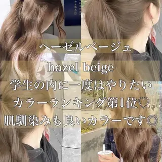 ロング カラー IVE所属・ダブルカラー🤍 髪質改善／原島のヘアスタイル