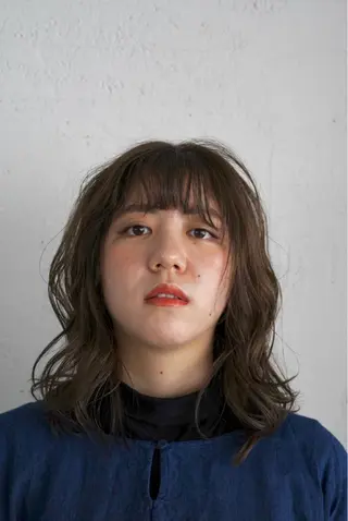 ミディアム カラー ヘアアレンジ 🫧透明感カラー/ ボブ/小笠原汐海🪽のヘアスタイル