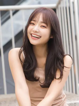 ロング カラー ダブルカラー/ 横浜/JURIのヘアスタイル