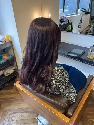 ロング カラー HOMIE TOKYO所属・sora / 渋谷 / ハイトーンのヘアスタイル