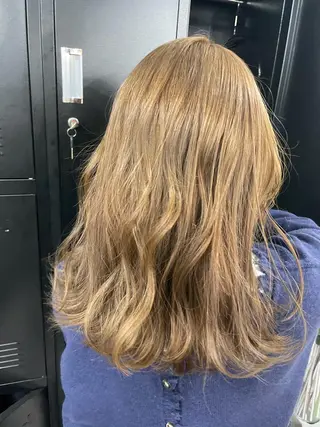 セミロング カラー パーマ ヘアアレンジ メンズ キッズ ネイル マツエク・マツパ カラー特化サロン Eir心斎橋のヘアスタイル