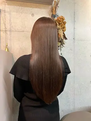 ロング カコ/レイヤーカット ヘアアレンジのヘアスタイル