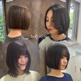 ミディアム カラー AO所属・ボブ/ハイライト🦓 /harukaのヘアスタイル