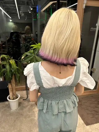 ミディアム SAEKI【ior 】北千住店ブリーチのヘアスタイル