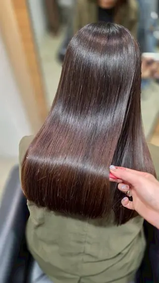 セミロング カラー MARLE 布施店のヘアスタイル