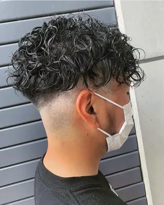 ショート パーマ メンズ メンズカット/パーマ 特化motooのヘアスタイル