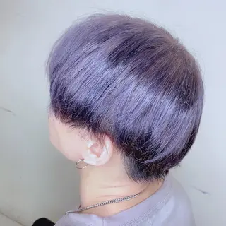 ショート カラー メンズ 熊谷ウルフ・レイヤー あゆむのヘアスタイル