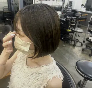 ショート カラー ✂韓国レイヤー 🦋みやび🪽のヘアスタイル