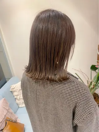 ミディアム 💖ボブ/髪質改善 顔周りレイヤー/ユイのヘアスタイル