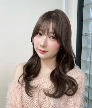 ロング 🍑暖色／レイヤー／ 真希🎀のヘアスタイル