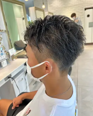 ショート パーマ メンズ 🥇メンズ特化 伊東輝のヘアスタイル