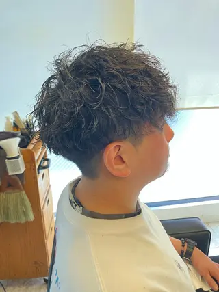 パーマ メンズ men's salon magic関目店所属・メンズ特化/パーマ/ フェードWATARUのヘアスタイル