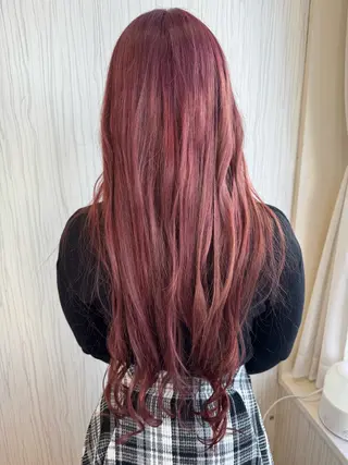 ロング 松尾 怜奈のヘアスタイル