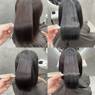 ミディアム 小顔カット/髪質改善 /  店長 河井雄貴のヘアスタイル
