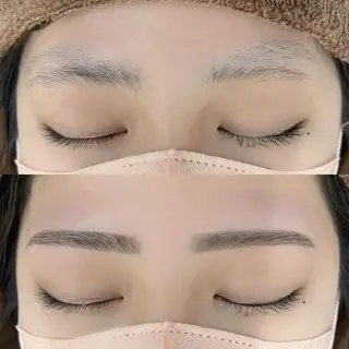 パーマ マツエク・マツパ アイブロウ BEIGE 金山 🌹RUKAのマツエク・マツパデザイン