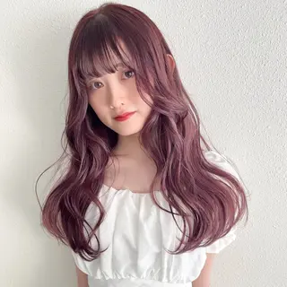 ロング カラー ヘアアレンジ 🎀taro ブリーチなしカラーのヘアスタイル