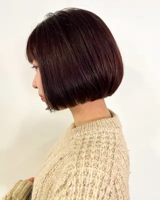 ショート ボブ×縮毛矯正 ryotaのヘアスタイル