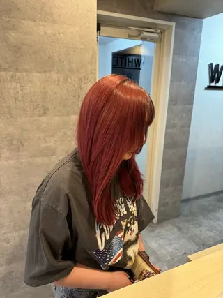 ミディアム カラー BEL所属・三池 ブルノのヘアスタイル