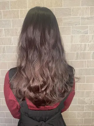 ロング カラー 渡辺 瑠美のヘアスタイル