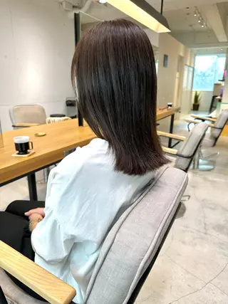 ミディアム 上野湧太 髪質改善/艶カラーのヘアスタイル