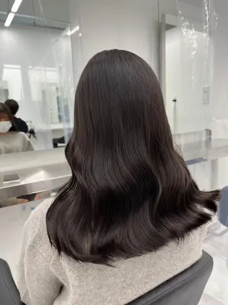 ロング カラー 表参道/透明感カラー /暗髪/ジュキヤのヘアスタイル