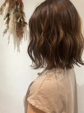 ミディアム re;　nown 阿倍野区昭和町店のヘアスタイル