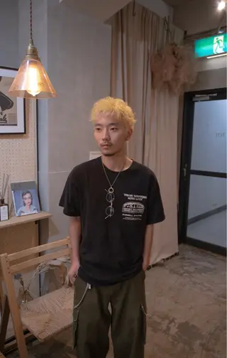 ショート TOE所属・宍戸 悠太のヘアスタイル