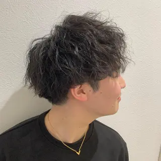 ショート パーマ メンズ メンズ特化美容師/ 藤戸 椋のヘアスタイル