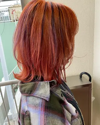 ミディアム カラー せこぐち まいのヘアスタイル