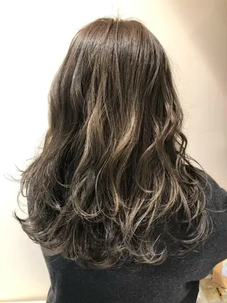 セミロング ネイル 韓国ヘア♡おくれ毛♡ ボブ♡sayakaのヘアスタイル