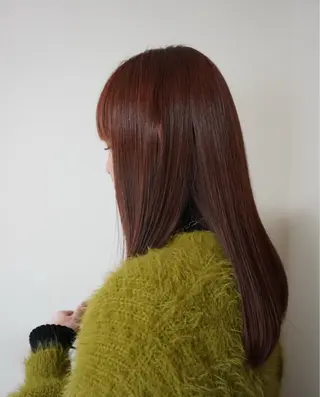 カラー 暖色カラー/艶髪/ 韓国/ひなのヘアスタイル