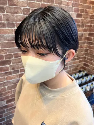 ショート カラー パーマ ヘアアレンジ メンズ キッズ ネイル マツエク・マツパ アイブロウ times salon名駅所属・久木原 ゆりのヘアスタイル