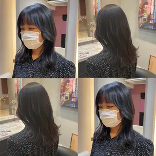 ミディアム カラー HARUKI MINATO Japan SENDAI所属・🌈【透明感・韓国 ヘア】がっきー🌈のヘアスタイル