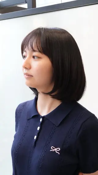 ミディアム 大阪/心斎橋 レイヤー/勇介のヘアスタイル