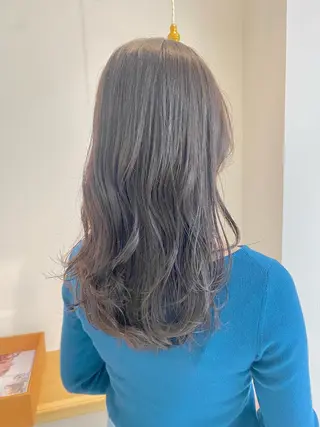 ロング カラー 安永 涼のヘアスタイル