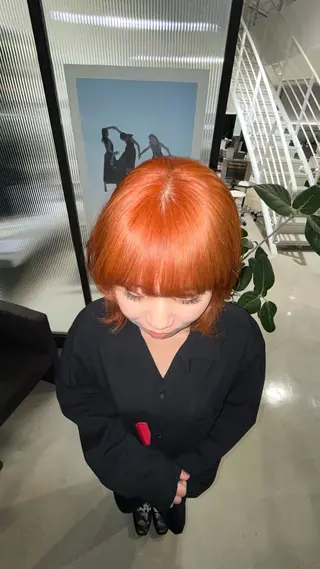 ショート カラー 似合わせパーマ🎀 モデル募集中のヘアスタイル