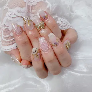 ネイル La neige* yuki 🥯🍑のネイルデザイン