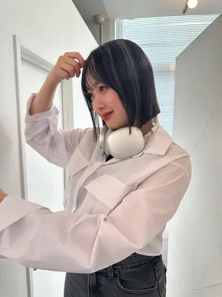 ショート 磯　亜由香🌼 ブリーチ/ボブカットのヘアスタイル