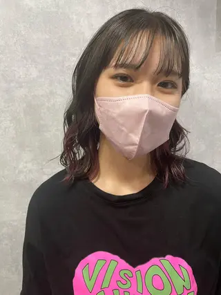 ミディアム C’LD hair  produce /シールドヘア所属・モテ髪/ボブ/ショー ト/アダチフウトのヘアスタイル