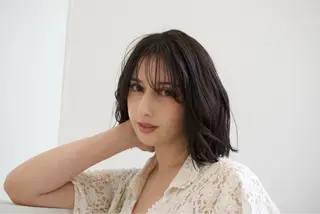 ミディアム カラー 韓国レイヤー✨ yasuko銀座のヘアスタイル