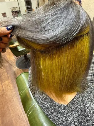 カラー 松本 希愛のヘアスタイル